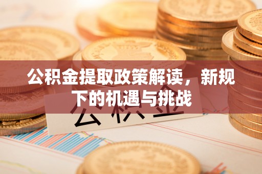 松原公积金提取政策解读，新规下的机遇与挑战
